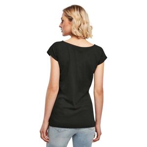 Build Your Brand Wide Neck Short Sleeve Round Neck T-shirt Noir XL Femme  - Noir - Size: XL - female - Publicité