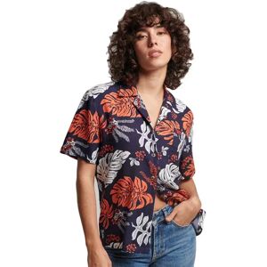 Superdry Chemise à Manches Courtes Vintage Beach Resort Hawaiian Navy XS Femme - Publicité Superdry Chemise à Manches Courtes Vintage Beach Resort Hawaiian Navy XS Femme - Publicité