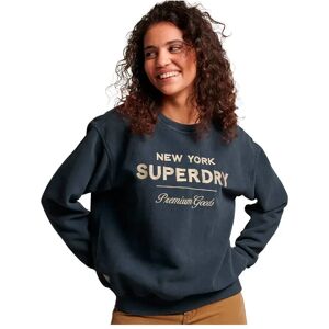 Superdry Sweat-shirt Luxe Metallic Logo Black XS Femme - Publicité Superdry Sweat-shirt Luxe Metallic Logo Black XS Femme - Publicité