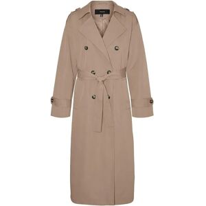 Vero Moda Trench-coat Chloe Long Silver Mink XL Femme - Publicité Vero Moda Trench-coat Chloe Long Silver Mink XL Femme - Publicité