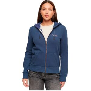 Superdry Sweat-shirt à Zip Essential Logo Mariner Navy S Femme - Publicité Superdry Sweat-shirt à Zip Essential Logo Mariner Navy S Femme - Publicité