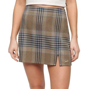 Superdry Jupe Courte Check Beige Check Mix L Femme - Publicité Superdry Jupe Courte Check Beige Check Mix L Femme - Publicité