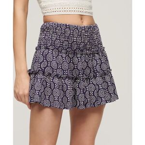 Superdry Jupe Courte Tiered Navy Dot Floral Print L Femme - Publicité Superdry Jupe Courte Tiered Navy Dot Floral Print L Femme - Publicité