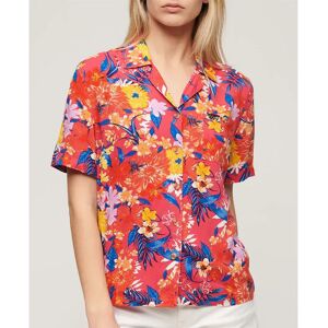 Superdry Chemise à Manches Courtes Beach Resor Pink Anemone S Femme - Publicité Superdry Chemise à Manches Courtes Beach Resor Pink Anemone S Femme - Publicité