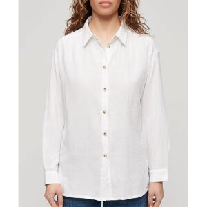 Superdry Chemise à Manches Longues Longline White L Femme - Publicité Superdry Chemise à Manches Longues Longline White L Femme - Publicité