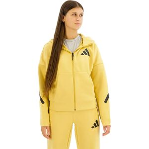 adidas Z.N.E. Sweat à capuche et zip - Femme - Beige - Hoodie - Publicité adidas Z.N.E. Sweat à capuche et zip - Femme - Beige - Hoodie - Publicité