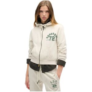 Superdry Sweat-shirt à Zip Athletic Relaxed Crop Turtledove Cream L Femme - Publicité Superdry Sweat-shirt à Zip Athletic Relaxed Crop Turtledove Cream L Femme - Publicité