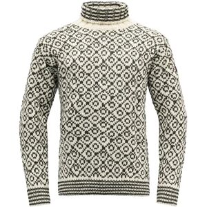 Devold Of Norway Pull Svalbard Wool High Neck Offwhite / Anth. XS Homme,Femme - Publicité Devold Of Norway Pull Svalbard Wool High Neck Offwhite / Anth. XS Homme,Femme - Publicité