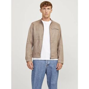 Jack & Jones Veste En Cuir Dylan Biker Falcon XL Homme - Publicité Jack & Jones Veste En Cuir Dylan Biker Falcon XL Homme - Publicité