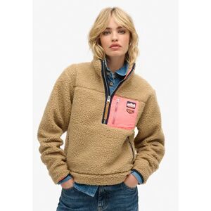 Superdry Sweat à Demi-zip Vintage Retro Classic Tan Brown M Femme - Publicité Superdry Sweat à Demi-zip Vintage Retro Classic Tan Brown M Femme - Publicité