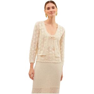 Vero Moda Cardigan Newverena 3/4 Birch L Femme - Publicité Vero Moda Cardigan Newverena 3/4 Birch L Femme - Publicité