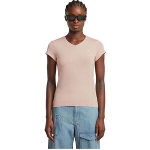 G-star T-shirt à Manches Courtes Et Col En V Eyben Slim 2.0 Liquid Pink XS Femme - Publicité G-star T-shirt à Manches Courtes Et Col En V Eyben Slim 2.0 Liquid Pink XS Femme - Publicité