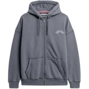 Superdry Sweat-shirt à Zip Athletic Ess Oversized Charcoal L Femme - Publicité Superdry Sweat-shirt à Zip Athletic Ess Oversized Charcoal L Femme - Publicité