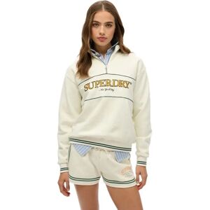 Superdry Sweat à Demi-zip Country Club Loose Off White XS Femme - Publicité Superdry Sweat à Demi-zip Country Club Loose Off White XS Femme - Publicité