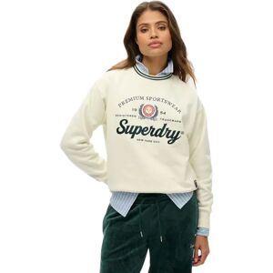 Superdry Sweat-shirt Country Club Loose Off White XS Femme - Publicité Superdry Sweat-shirt Country Club Loose Off White XS Femme - Publicité