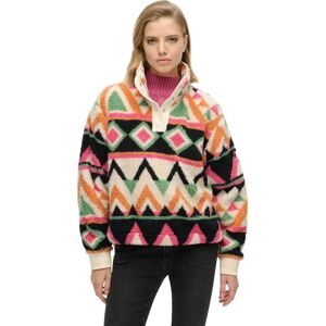 Superdry Sweat-shirt Super Soft Printed Henley Cream Terry Print S Femme - Publicité Superdry Sweat-shirt Super Soft Printed Henley Cream Terry Print S Femme - Publicité