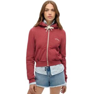 Superdry Sweat-shirt à Zip Essential Logo Cropped Bordeaux Red L Femme - Publicité Superdry Sweat-shirt à Zip Essential Logo Cropped Bordeaux Red L Femme - Publicité