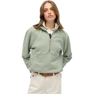 Superdry Sweat à Demi-zip Essential Logo Oversized Lily Pad Green M Femme - Publicité Superdry Sweat à Demi-zip Essential Logo Oversized Lily Pad Green M Femme - Publicité