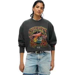 Superdry Sweat-shirt Psych Surf Loose Washed Black XS Femme - Publicité Superdry Sweat-shirt Psych Surf Loose Washed Black XS Femme - Publicité