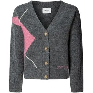 Pepe Jeans Cardigan Cecily Dark Grey Marl L Femme - Publicité Pepe Jeans Cardigan Cecily Dark Grey Marl L Femme - Publicité