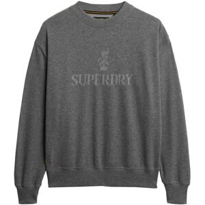 Superdry Sweat-shirt British Design Relaxed Fit Charcoal Marl S Femme - Publicité Superdry Sweat-shirt British Design Relaxed Fit Charcoal Marl S Femme - Publicité