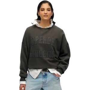 Superdry Sweat-shirt Athletic Tonal Applique Charcoal S Femme - Publicité Superdry Sweat-shirt Athletic Tonal Applique Charcoal S Femme - Publicité