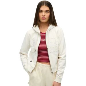 Superdry Sweat-shirt à Zip Athletic Tonal Desert Bone Off White XS Femme - Publicité Superdry Sweat-shirt à Zip Athletic Tonal Desert Bone Off White XS Femme - Publicité