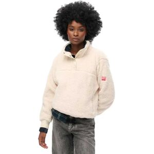 Superdry Sweat-shirt Super Soft Henley Rice White L Femme - Publicité Superdry Sweat-shirt Super Soft Henley Rice White L Femme - Publicité