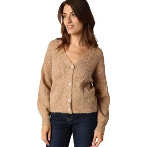 Deeluxe Cardigan Dorfi Camel L Femme - Publicité Deeluxe Cardigan Dorfi Camel L Femme - Publicité