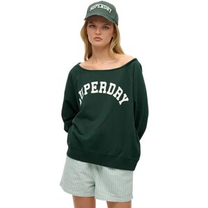 Superdry Sweat-shirt Athletic Essential Bardot Crew Enamel Green M Femme - Publicité Superdry Sweat-shirt Athletic Essential Bardot Crew Enamel Green M Femme - Publicité