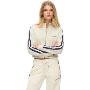 Superdry Sweat-shirt à Zip Essential Logo Track Desert Bone Off White XS Femme - Publicité Superdry Sweat-shirt à Zip Essential Logo Track Desert Bone Off White XS Femme - Publicité