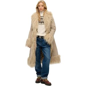 Superdry Manteau Long Afghan Taupe M Femme - Publicité Superdry Manteau Long Afghan Taupe M Femme - Publicité