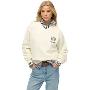 Superdry Sweat-shirt Country Club Loose Off White L Femme - Publicité Superdry Sweat-shirt Country Club Loose Off White L Femme - Publicité