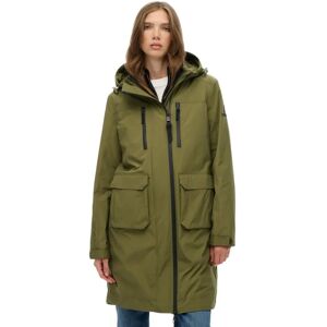 Superdry Parka Longline Shell Khaki Green L Femme - Publicité Superdry Parka Longline Shell Khaki Green L Femme - Publicité
