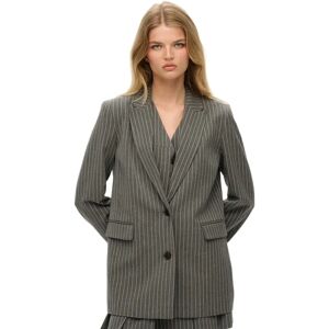 Superdry Blazer Pinstripe Boyfriend Grey Pinstripe M Femme - Publicité Superdry Blazer Pinstripe Boyfriend Grey Pinstripe M Femme - Publicité