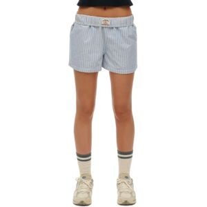Superdry Short Stripe Elastic Azure Blue Stripe Oxford XL Femme - Publicité Superdry Short Stripe Elastic Azure Blue Stripe Oxford XL Femme - Publicité