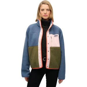 Superdry Veste Colour Block Fleece Moonlight blue M Femme - Publicité Superdry Veste Colour Block Fleece Moonlight blue M Femme - Publicité