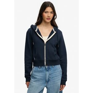 Superdry Sweat-shirt à Zip Essential Logo Cropped Eclipse Navy M Femme - Publicité Superdry Sweat-shirt à Zip Essential Logo Cropped Eclipse Navy M Femme - Publicité
