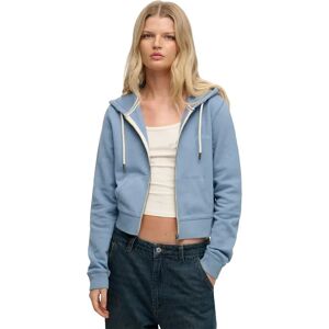 Superdry Sweat-shirt à Zip Essential Logo Cropped Tidal Blue L Femme - Publicité Superdry Sweat-shirt à Zip Essential Logo Cropped Tidal Blue L Femme - Publicité