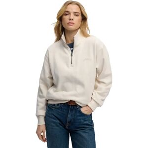 Superdry Sweat à Demi-zip Essential Logo Desert Bone Off White M Femme - Publicité Superdry Sweat à Demi-zip Essential Logo Desert Bone Off White M Femme - Publicité