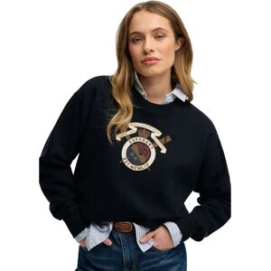 Superdry Sweat-shirt Crest Loose Crew Eclipse Navy L Femme - Publicité Superdry Sweat-shirt Crest Loose Crew Eclipse Navy L Femme - Publicité