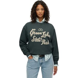 Superdry Sweat-shirt Lo-fi Outdoor Loose Crew Dark Forest S Femme - Publicité Superdry Sweat-shirt Lo-fi Outdoor Loose Crew Dark Forest S Femme - Publicité