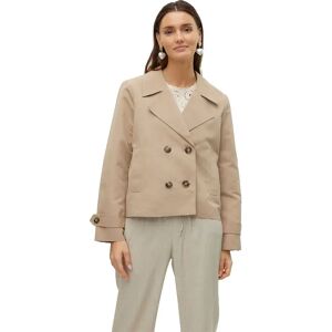 Vero Moda Manteau Chloemia Short Silver Mink L Femme - Publicité Vero Moda Manteau Chloemia Short Silver Mink L Femme - Publicité