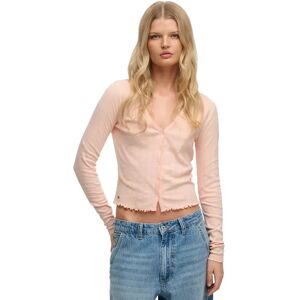 Superdry Cardigan Athletic Essential Pointelle Rose Blush Pink XS Femme - Publicité Superdry Cardigan Athletic Essential Pointelle Rose Blush Pink XS Femme - Publicité