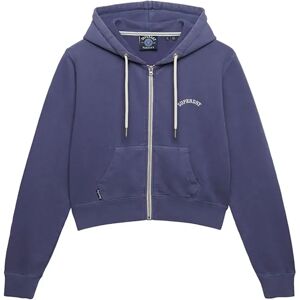 Superdry Sweat-shirt à Zip Essential Logo Cropped Mariner Navy XS Femme - Publicité Superdry Sweat-shirt à Zip Essential Logo Cropped Mariner Navy XS Femme - Publicité