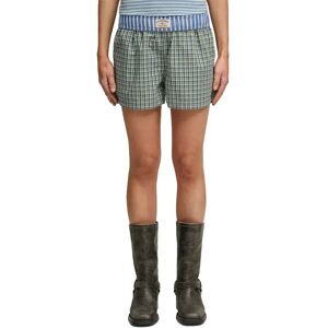 Superdry Short Mini Check Cotton Montauk Green Check XS Femme - Publicité Superdry Short Mini Check Cotton Montauk Green Check XS Femme - Publicité