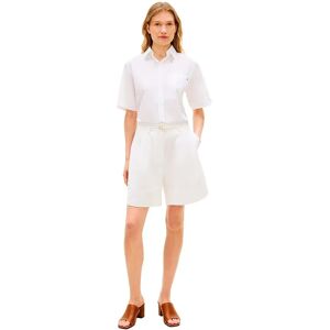 Tommy Hilfiger Short Ww0ww49040 Linen Th Optic White 34 Femme - Publicité Tommy Hilfiger Short Ww0ww49040 Linen Th Optic White 34 Femme - Publicité