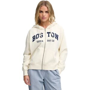 Superdry Sweat-shirt à Zip Athletic Essentials Relaxed Crop Desert Bone Off White XS Femme - Publicité Superdry Sweat-shirt à Zip Athletic Essentials Relaxed Crop Desert Bone Off White XS Femme - Publicité