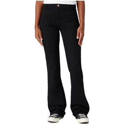 Wrangler Jean Flare Retro Black 24 Femme - Publicité Wrangler Jean Flare Retro Black 24 Femme - Publicité