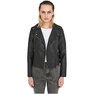 Noisy May Veste Rebel Black L Femme - Publicité Noisy May Veste Rebel Black L Femme - Publicité